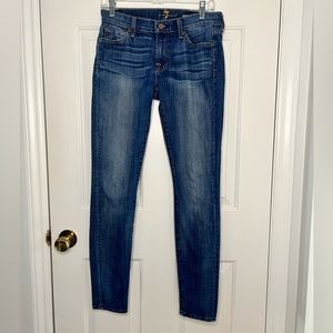 7 Seven For All Mankind Jeans Ankle Gwenevere Skinny Leg sz 27